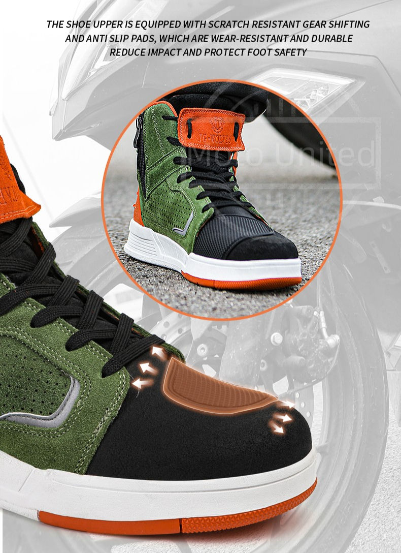 Thumbnail: Breathable Motorcycle Boots Men
