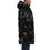 Thumbnail: Black Camo Print Unisex Long Down Jacket