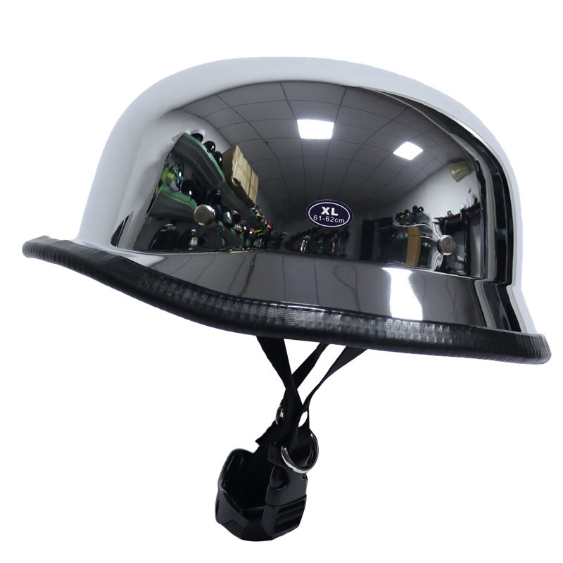 Thumbnail: World War II German style motorcycle helmet capacetes open face retro motorcycle