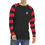 Thumbnail: Men's Long Sleeve T-shirt With Striped Sleeve