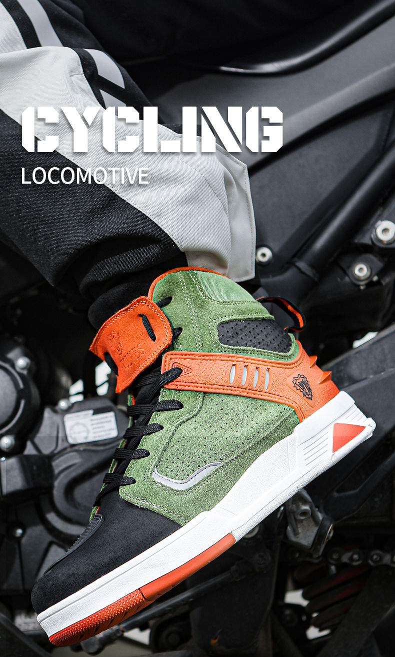 Thumbnail: Breathable Motorcycle Boots Men