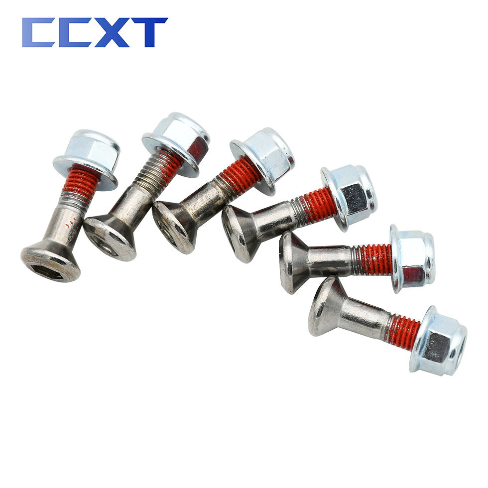 Thumbnail: Motorcycle 6 Pcs M8*25mm Stainless Steel Rear Sprocket Bolt And Washes nut