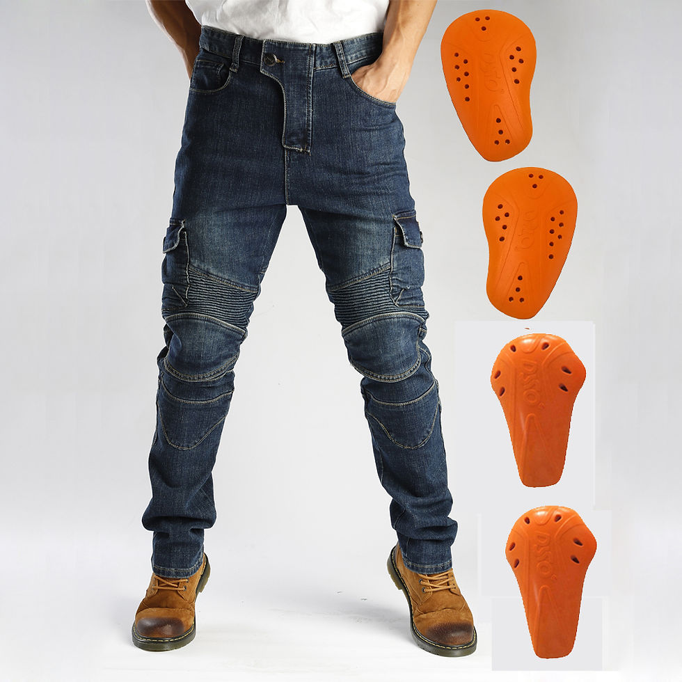 Thumbnail: spring autumn Motorcycle Riding Pants Protective Pants Motocross Racing Denim Je
