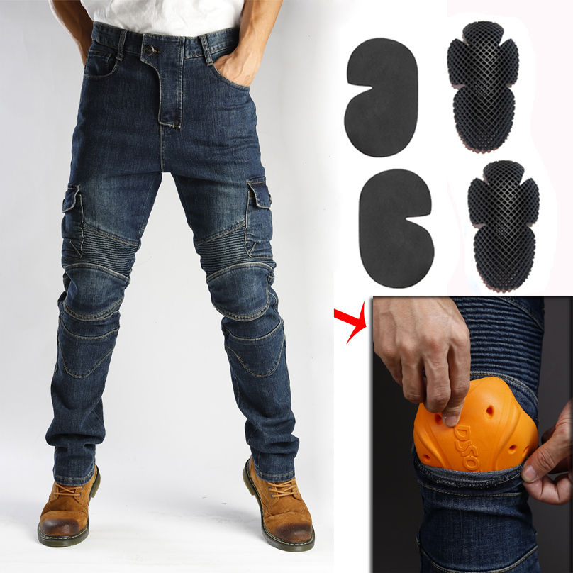 Thumbnail: spring autumn Motorcycle Riding Pants Protective Pants Motocross Racing Denim Je