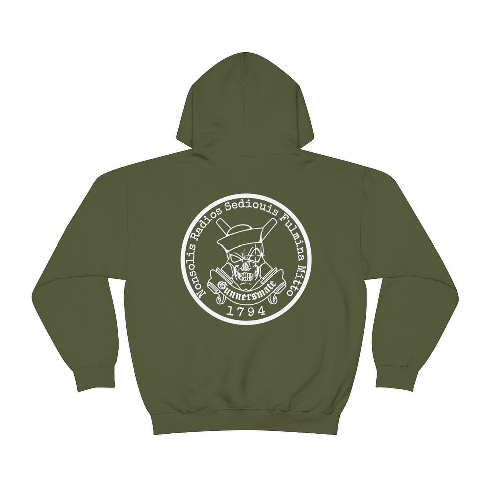 Thumbnail: GUNNERS MATE MOTTO Hooded Sweatshirt