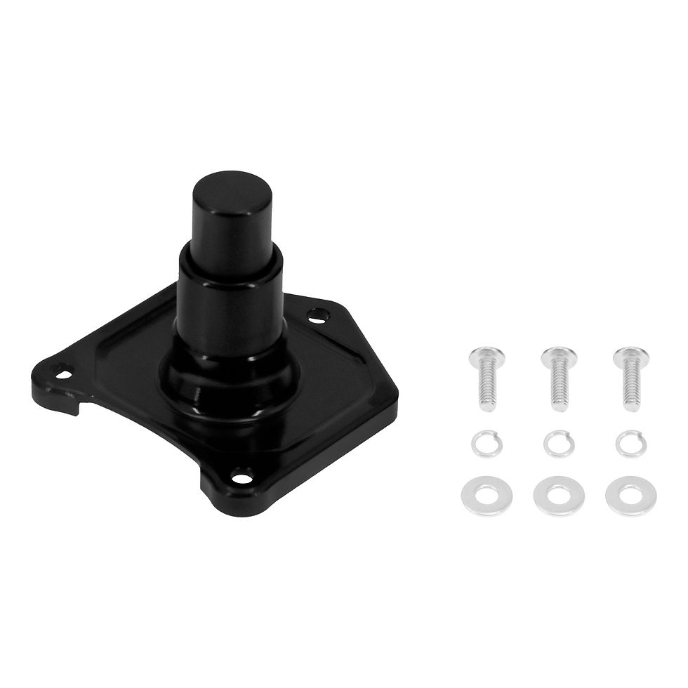 Thumbnail: Motorcycle Black Chrome Solenoid Cover Push Button Starter For Harley