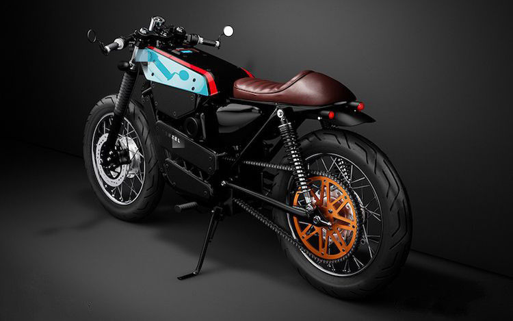 Thumbnail: Motorcycle Cafe Racer Vintage Replacement Hump Saddle Seat Bag Suitable Hump Cus