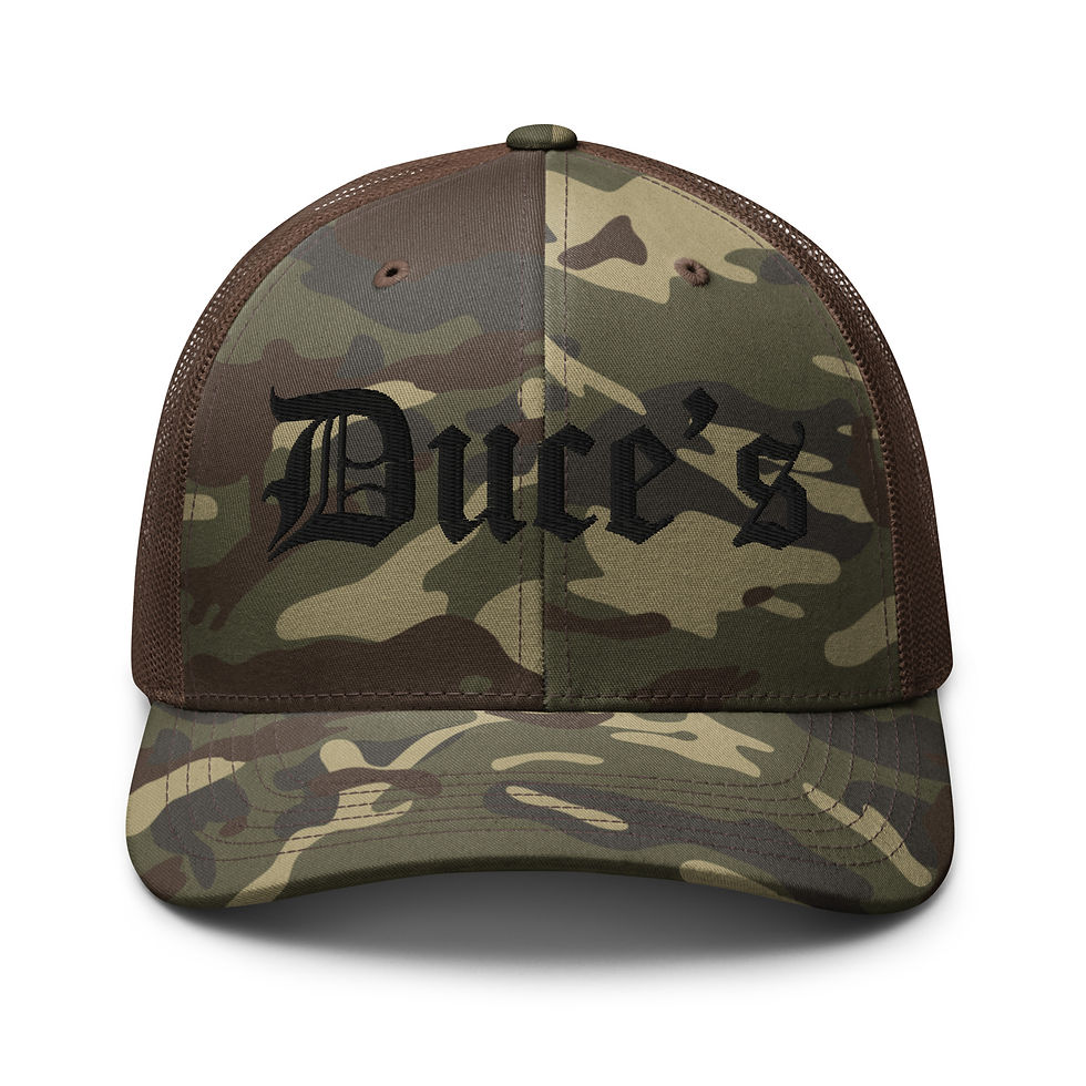Thumbnail: Duce's Snapback Camouflage trucker hat