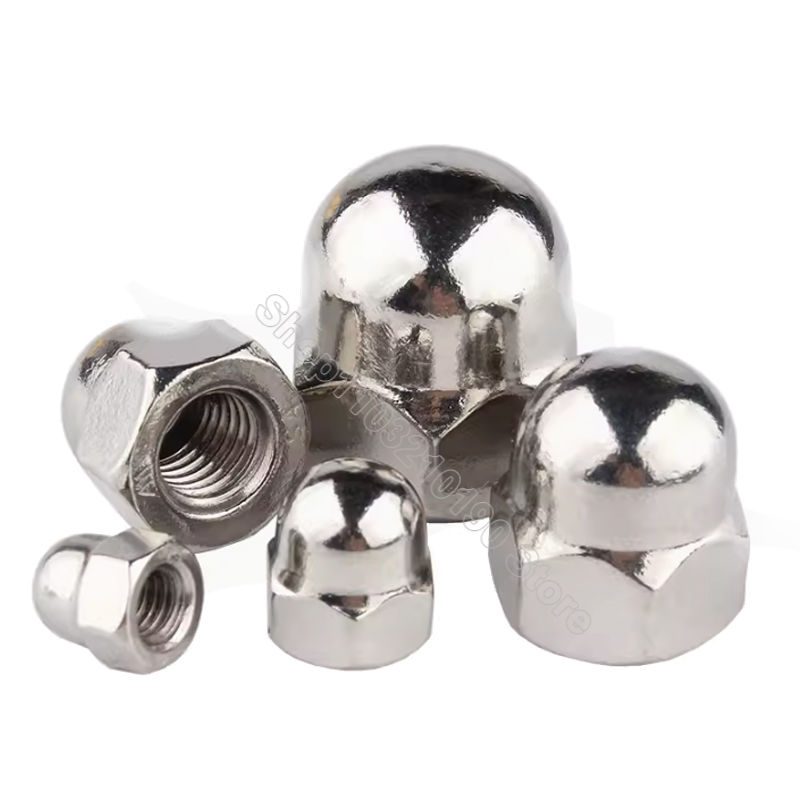 Thumbnail: 2-20pcs DIN1587 Acorn Nut 316 Stainless Steel Hex Cap Nut Blind Domed Nuts For D