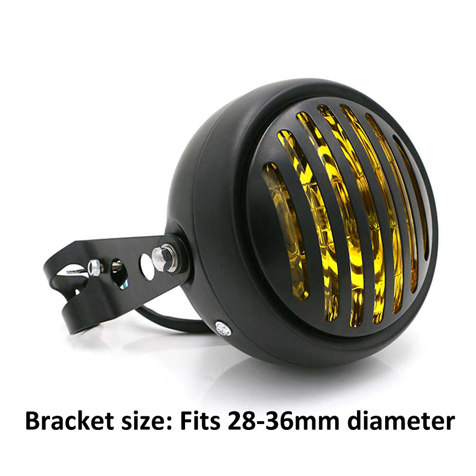 Thumbnail: 5.75'' Motorcycle Headlight with Brackets