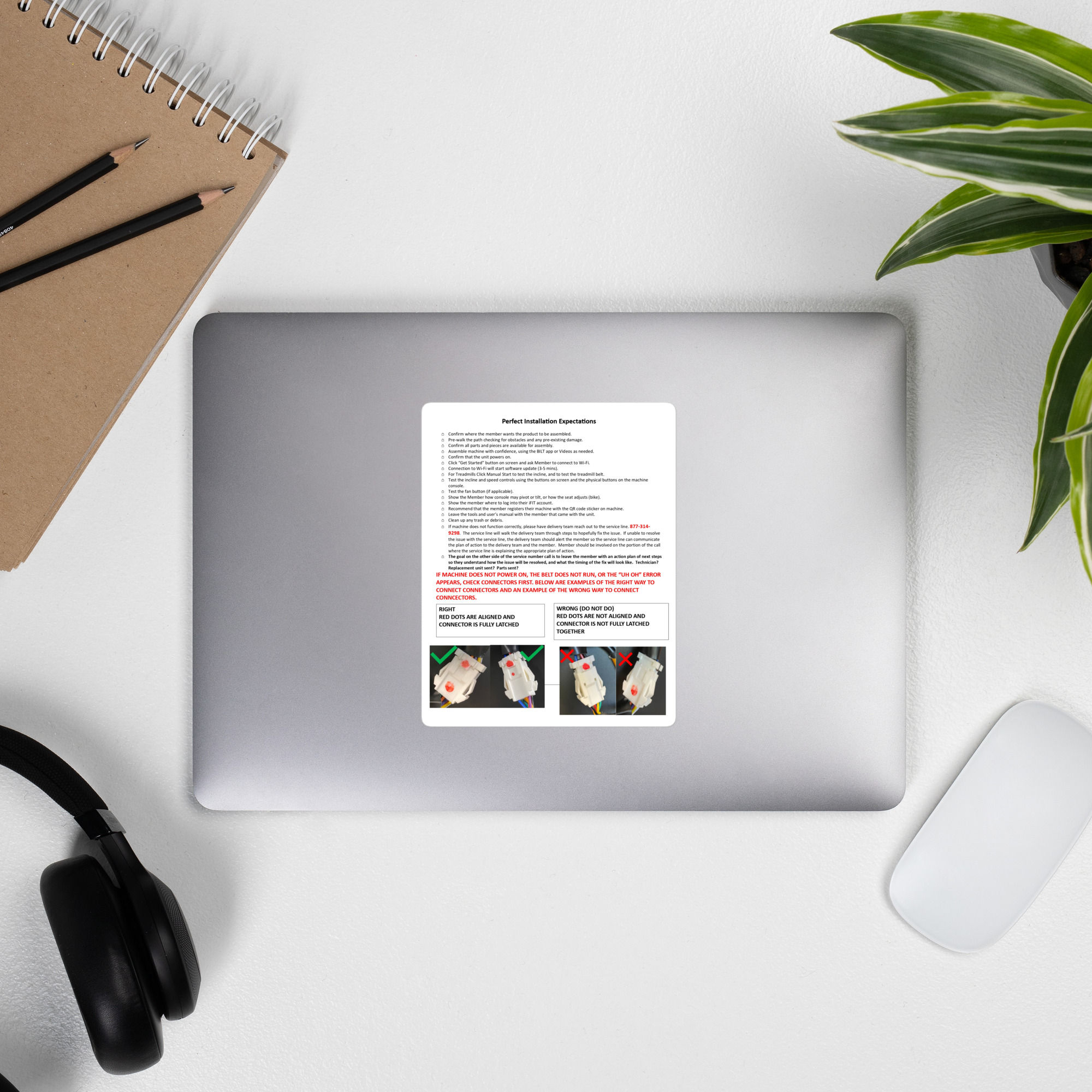 Perfect Installation Expectations Sticker