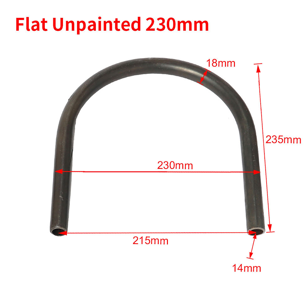 Thumbnail: Motorcycle Flat Upswept Tracker End Rear Seat Loop Cafe Racer Modified Frame Hoo