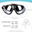 Thumbnail: Dog Sunglasses Dog Goggles Adjustable Strap for Travel Skiing and Anti-Fog Dog S