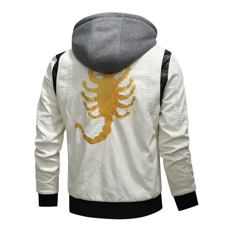 Thumbnail: Scorpion Embroidery Hooded Jacket