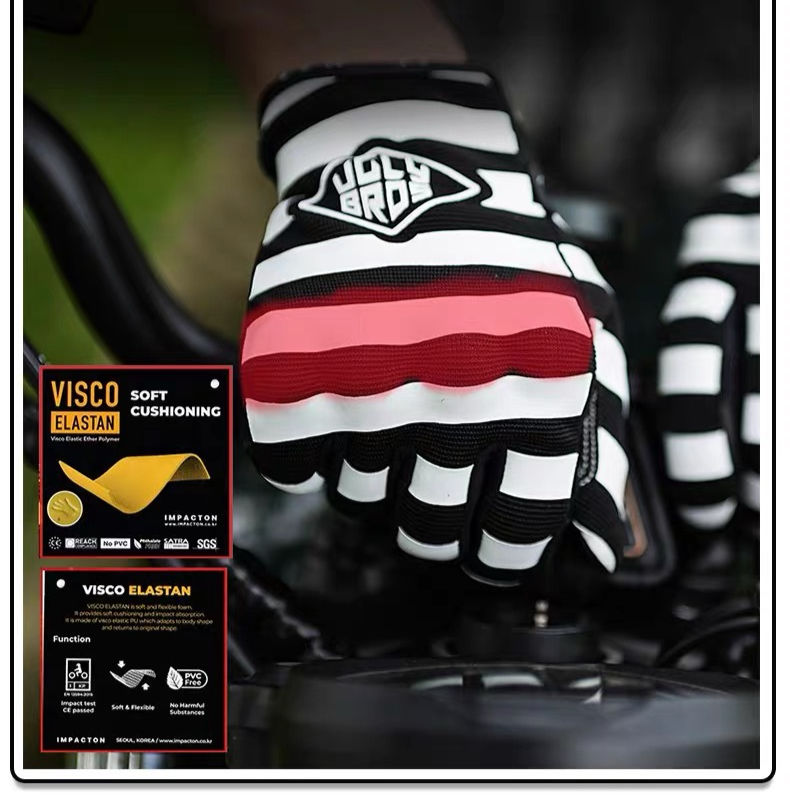 Thumbnail: UGLYBROS Touch Screen Motorcycle Gloves Unisex made of visco elastan