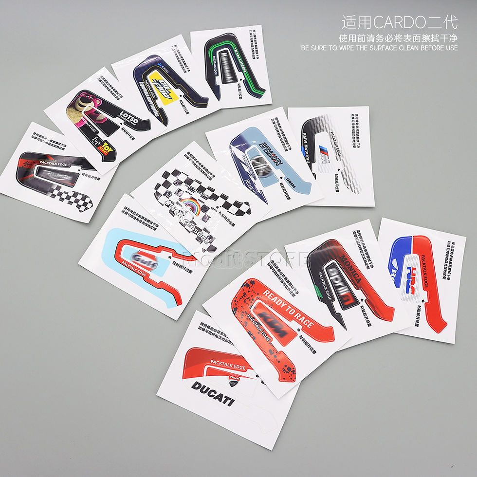 Thumbnail: Decal for Cardo EDGE Motorcycle Bluetooth Headset