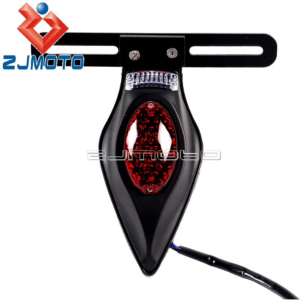 Thumbnail: Teardrop Taillight For Harley Honda Yamaha Cruisers