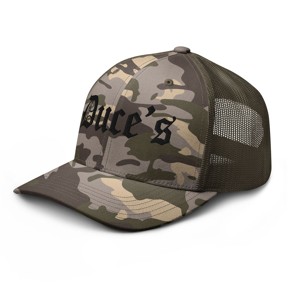 Thumbnail: Duce's Snapback Camouflage trucker hat