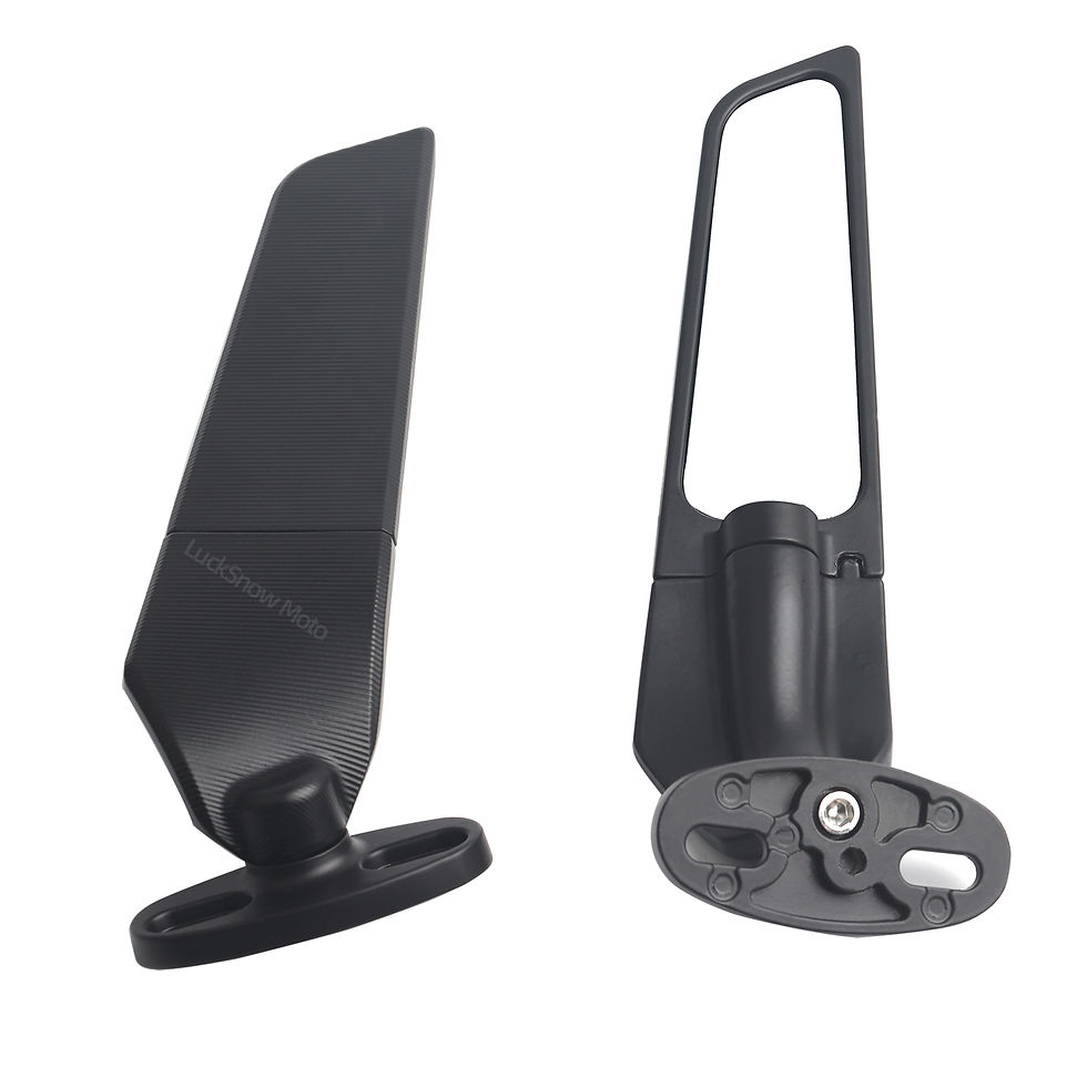 Thumbnail: For Kawasaki ZX25R Ninja ZZR600 ZZR1200 1400 Motorcycle Mirror Modified Wind Win