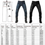 Thumbnail: Aramid fiber Motorcycle Pants Men Moto Jeans Protective Gear Riding Touring Moto
