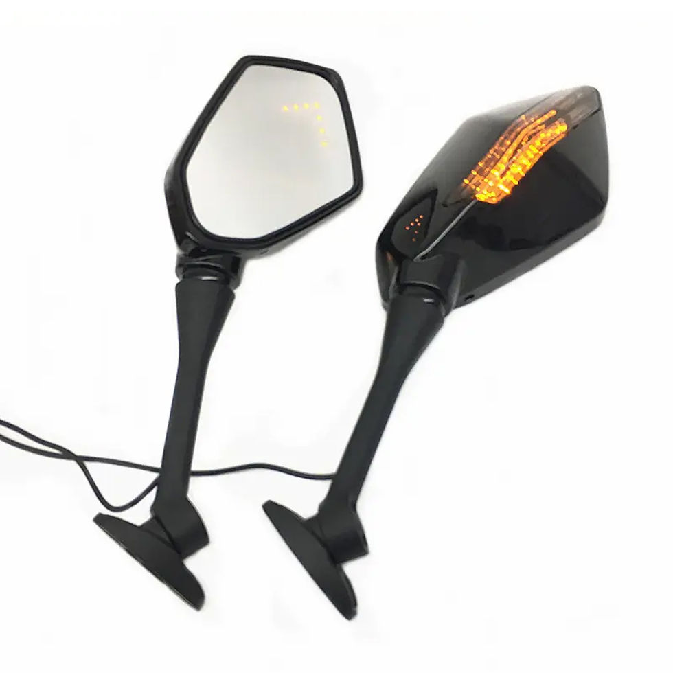 Thumbnail: Large Field Of View Rearview Mirror With Led Light