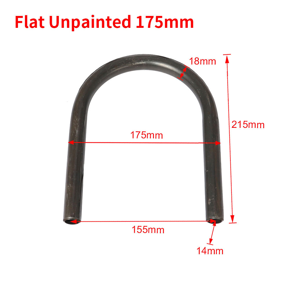 Thumbnail: Motorcycle Flat Upswept Tracker End Rear Seat Loop Cafe Racer Modified Frame Hoo