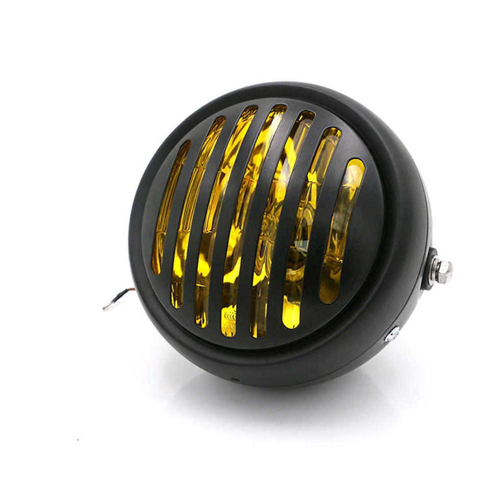 Thumbnail: 5.75'' Motorcycle Headlight with Brackets