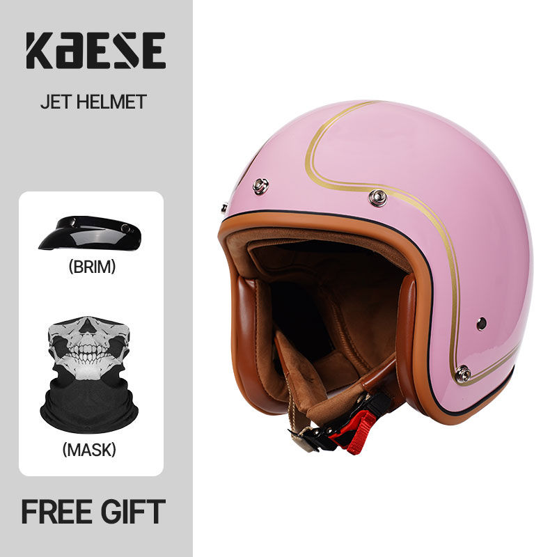 Thumbnail: New Design Retro Motorcycle Helmet Open Face Helmet
