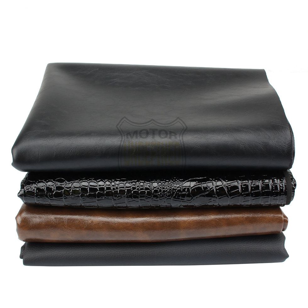Thumbnail: Motorcycle PU Leather Seat Covers Waterproof Anti Slip Protector Wear-Resistant 