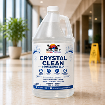 Crystal Clean Hand Soap for effective everyday hand washing and hygiene