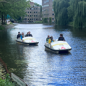 Jaaaa... samenwerken met de studenten van de Universiteit van Wageningen