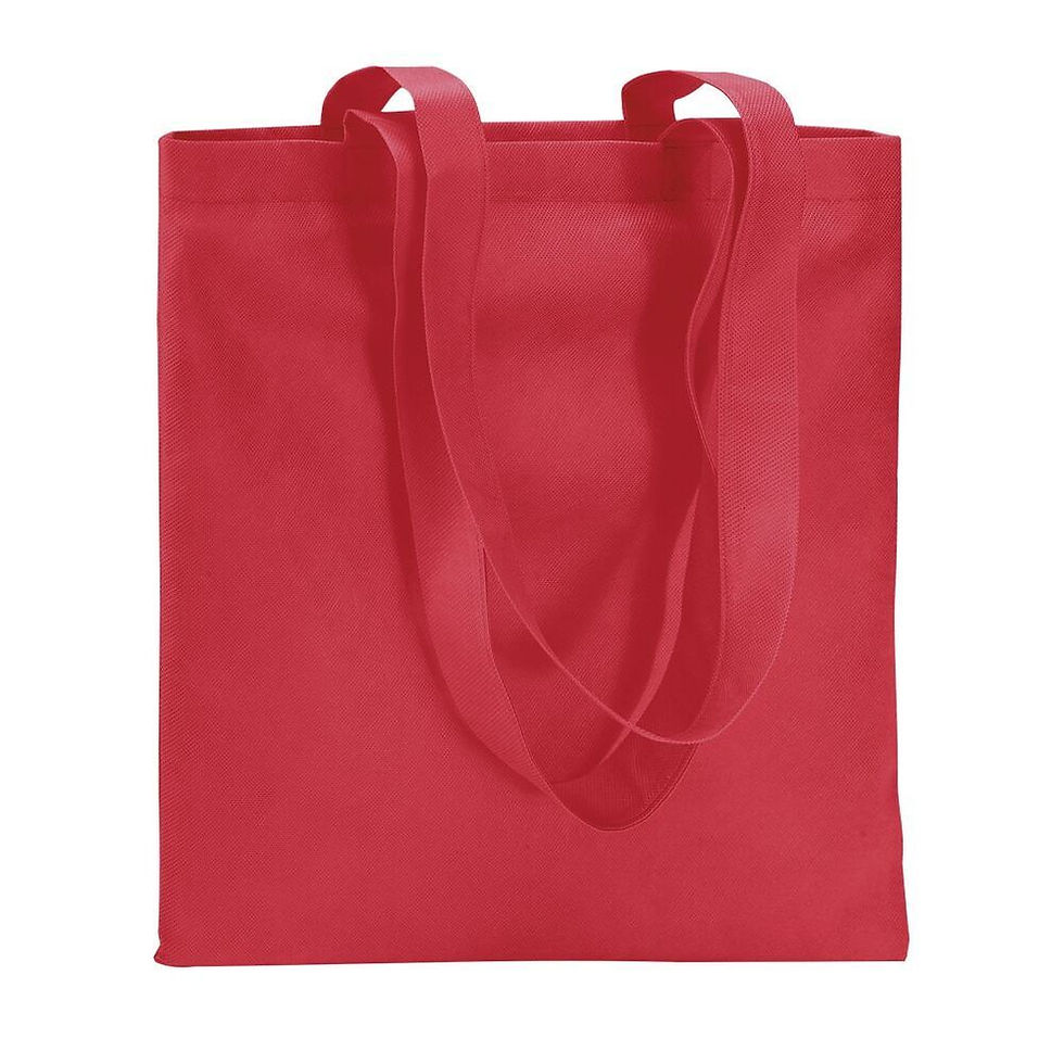 Sac de shopping rouge