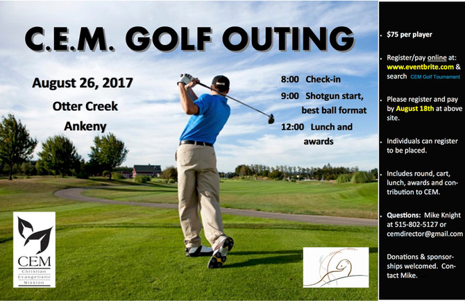 CEM Golf Tournament Aug 26