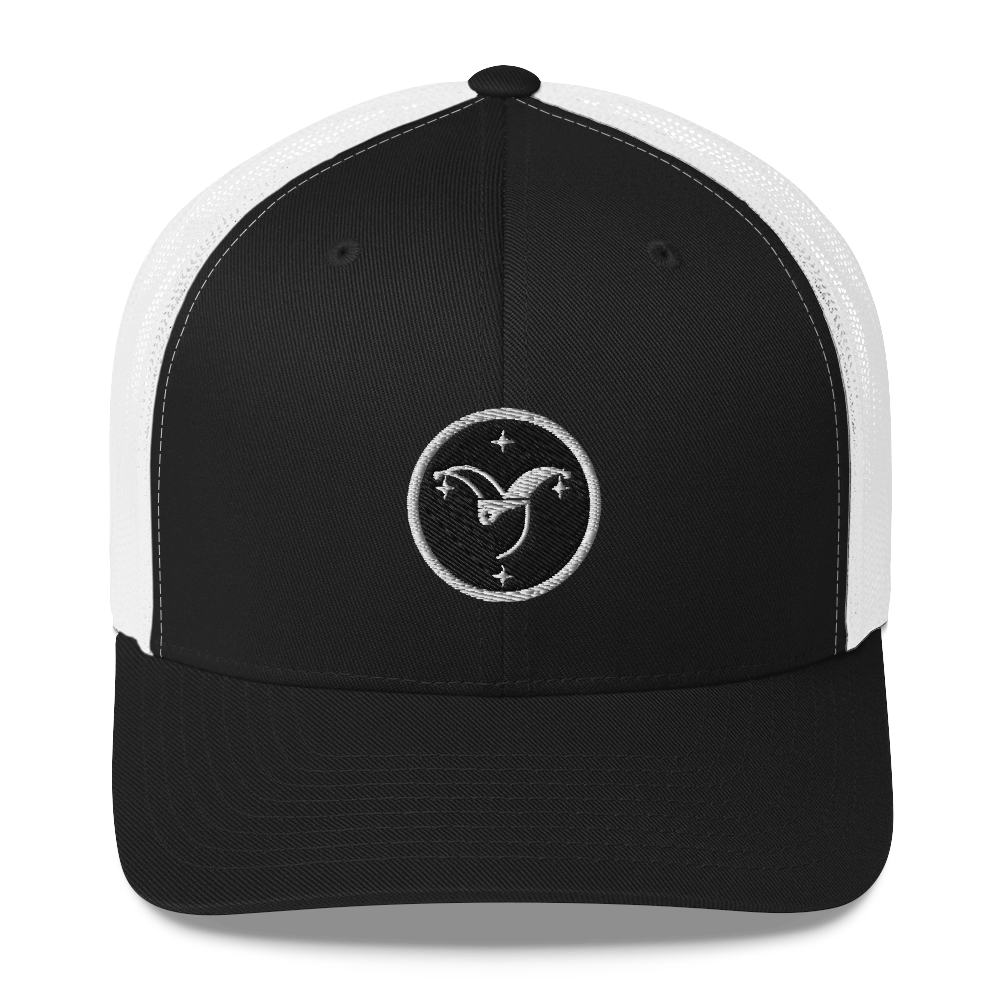 JOKER UNISEX Black Trucker Cap