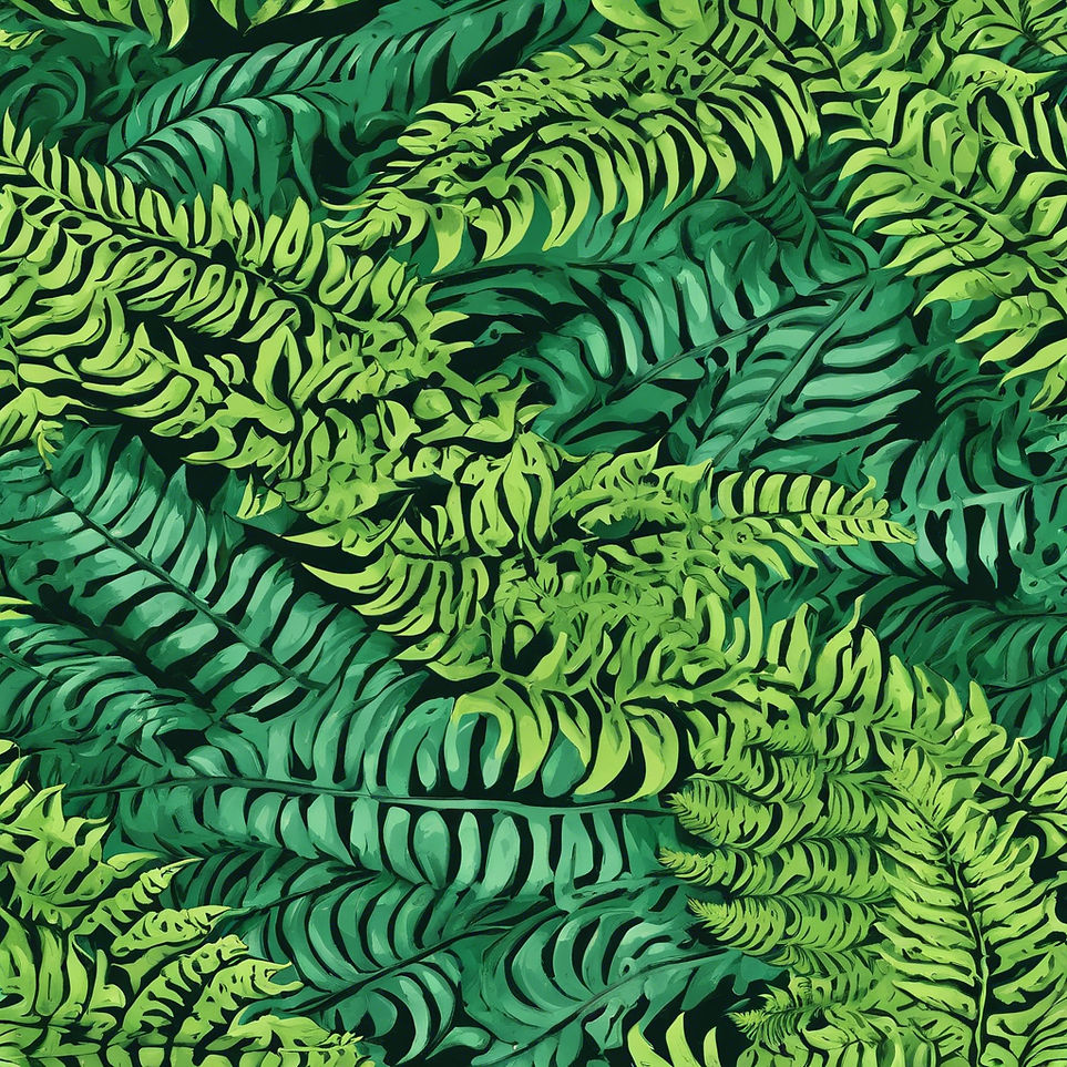 Lava pattern, green ferns, ocean , Hawaii, community .jpg