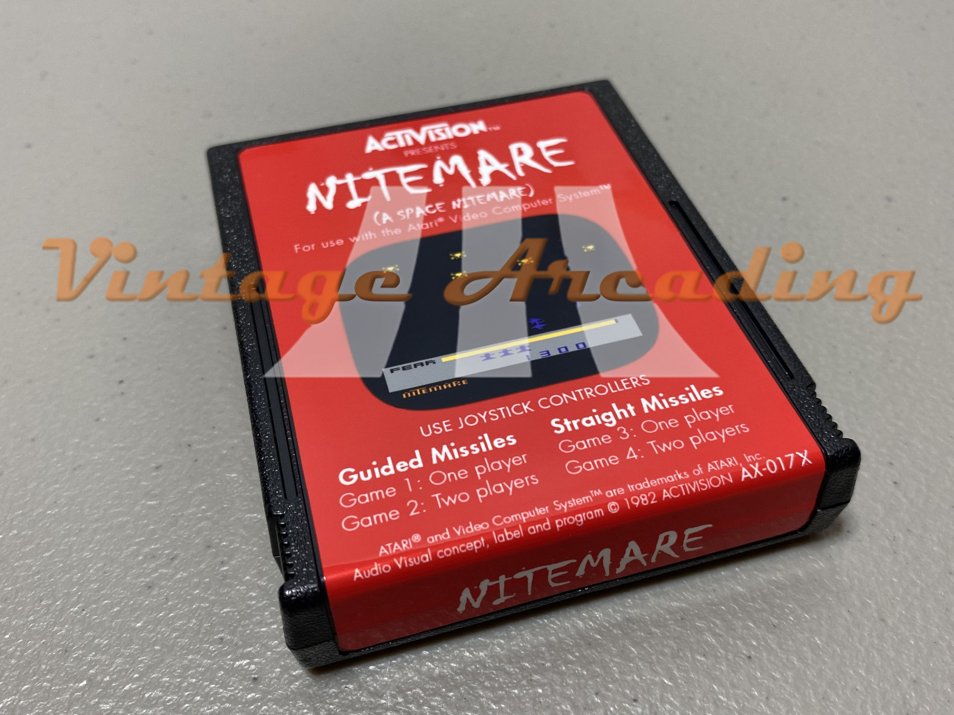Nitemare (Atari 2600, 2600+,7800+) Game Cartridge, NTSC