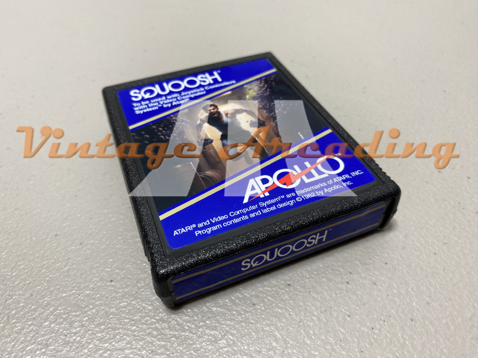 Squoosh, Apollo Shell (Atari 2600, 2600+, 7800+) Game Cartridge, NTSC