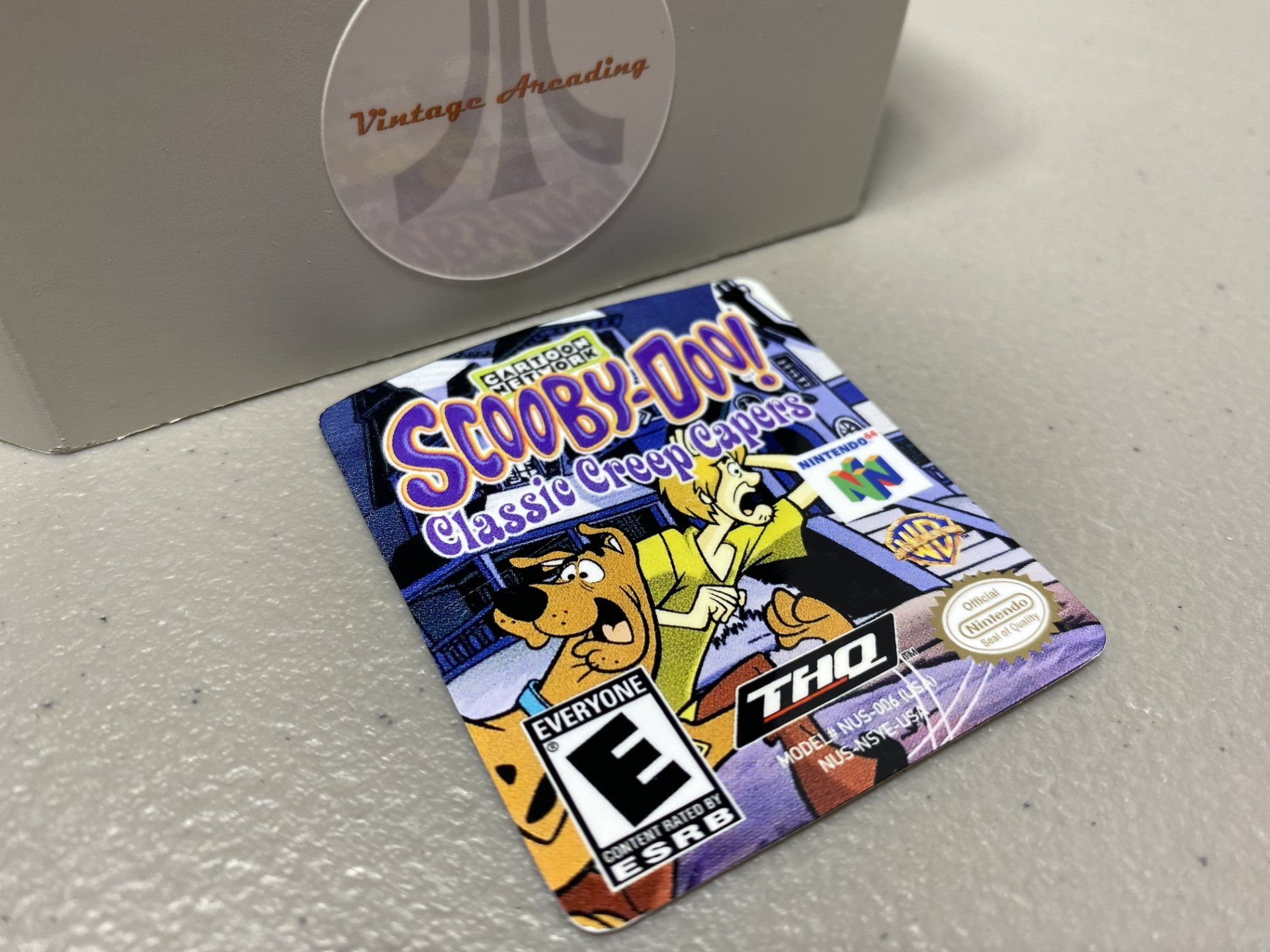 Scooby Doo Classic Creep Capers (N64) Replacement Label