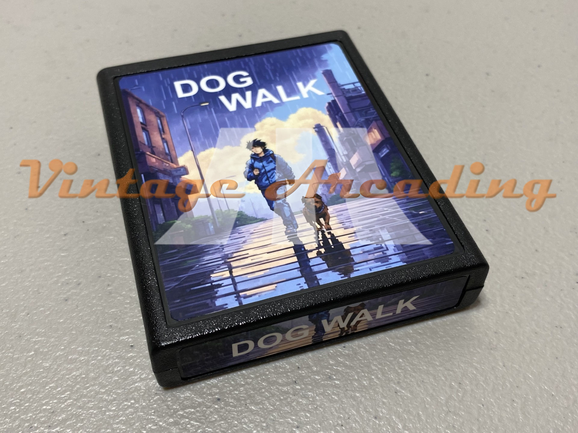 Dog Walk (for Atari 2600, 2600+, 7800+) Game Cartridge, NTSC