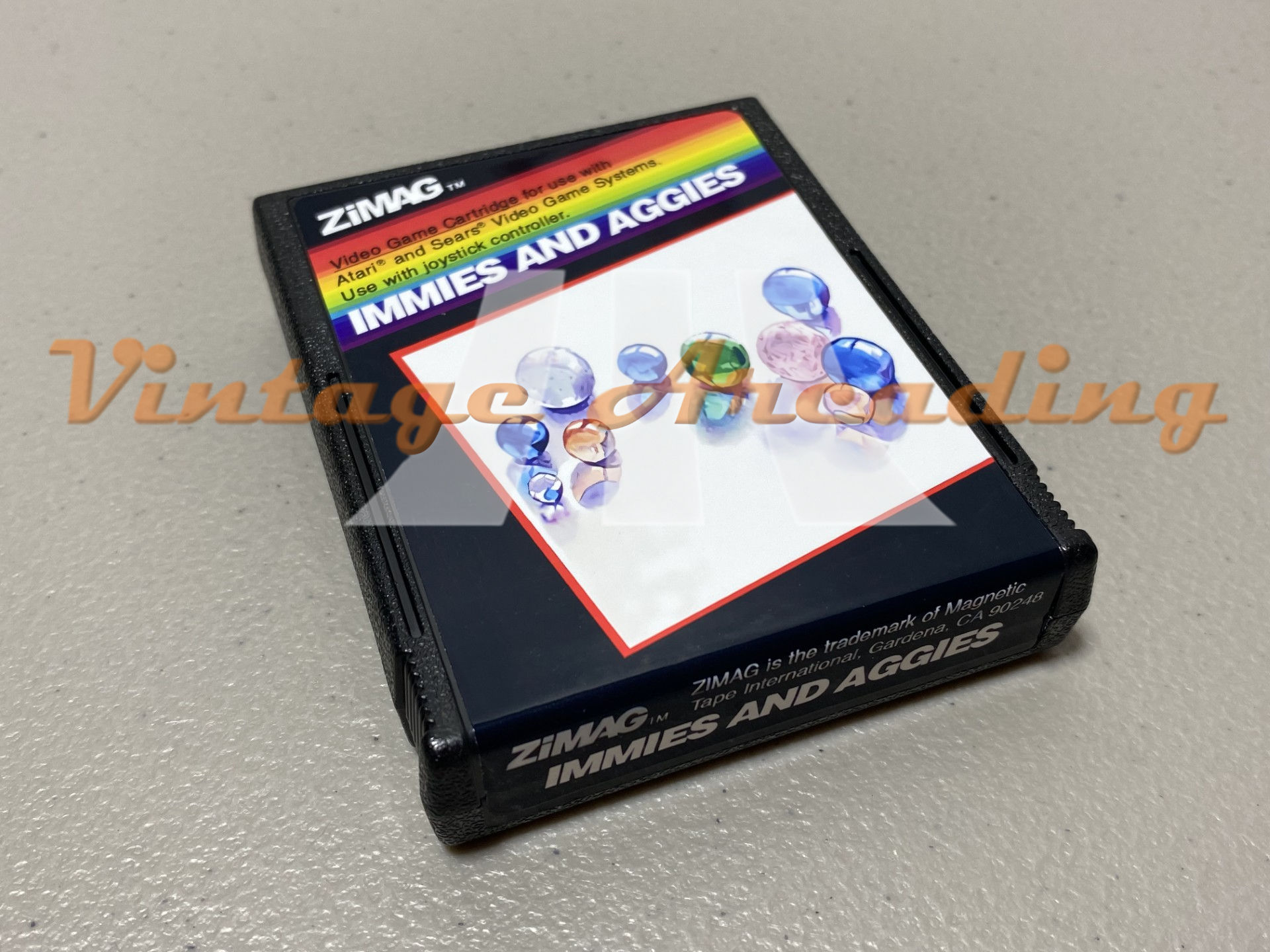 Immies and Aggies (Atari 2600) Game Cartridge, NTSC