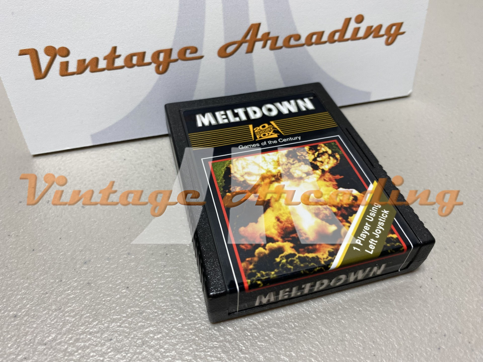 Meltdown (Atari 2600) Game Cartridge, NTSC