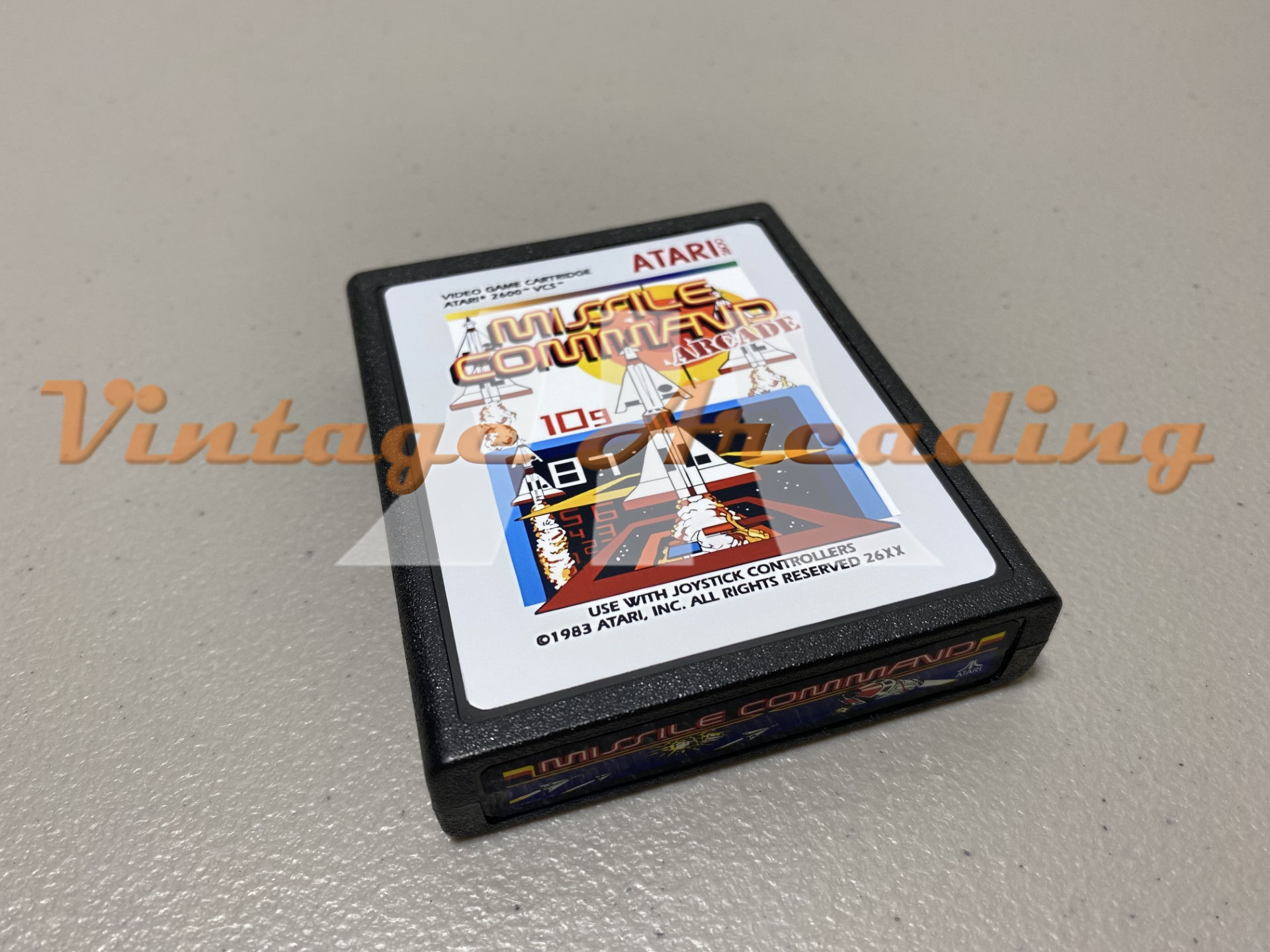 Missile Command Arcade (Atari 2600, 2600+ and 7800+) Game Cartridge