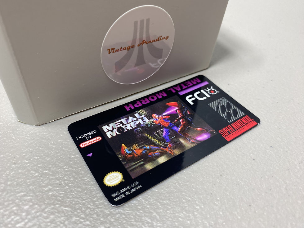 Metal Morph (SNES) Replacement Game Label