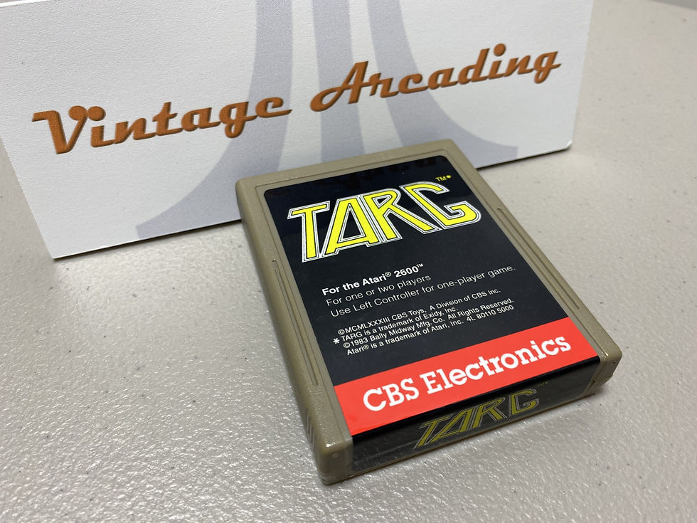Targ (Atari 2600) Game Cartridge, NTSC
