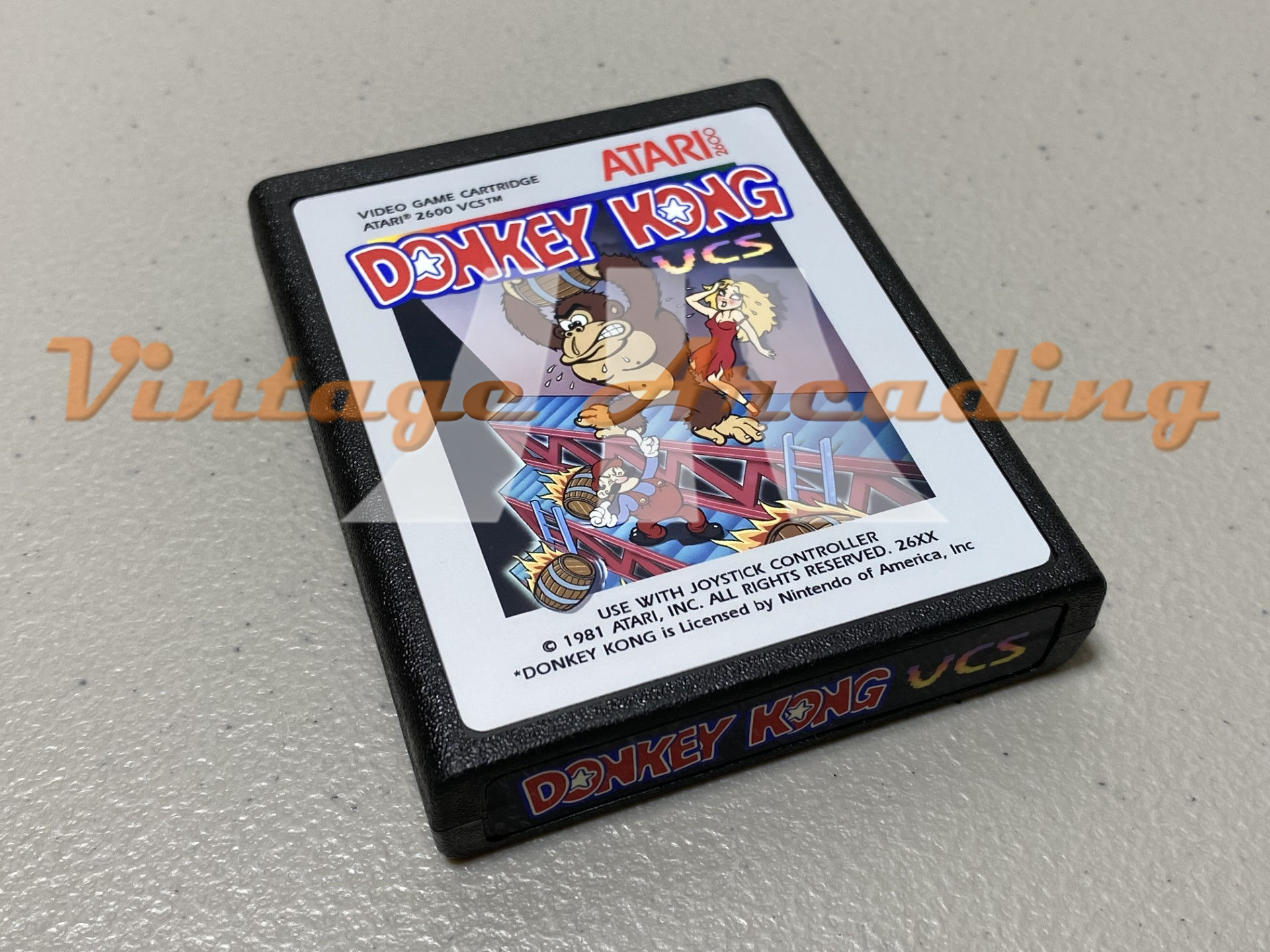 Donkey Kong VCS (for Atari 2600+, 7800+) Game Cartridge, NTSC