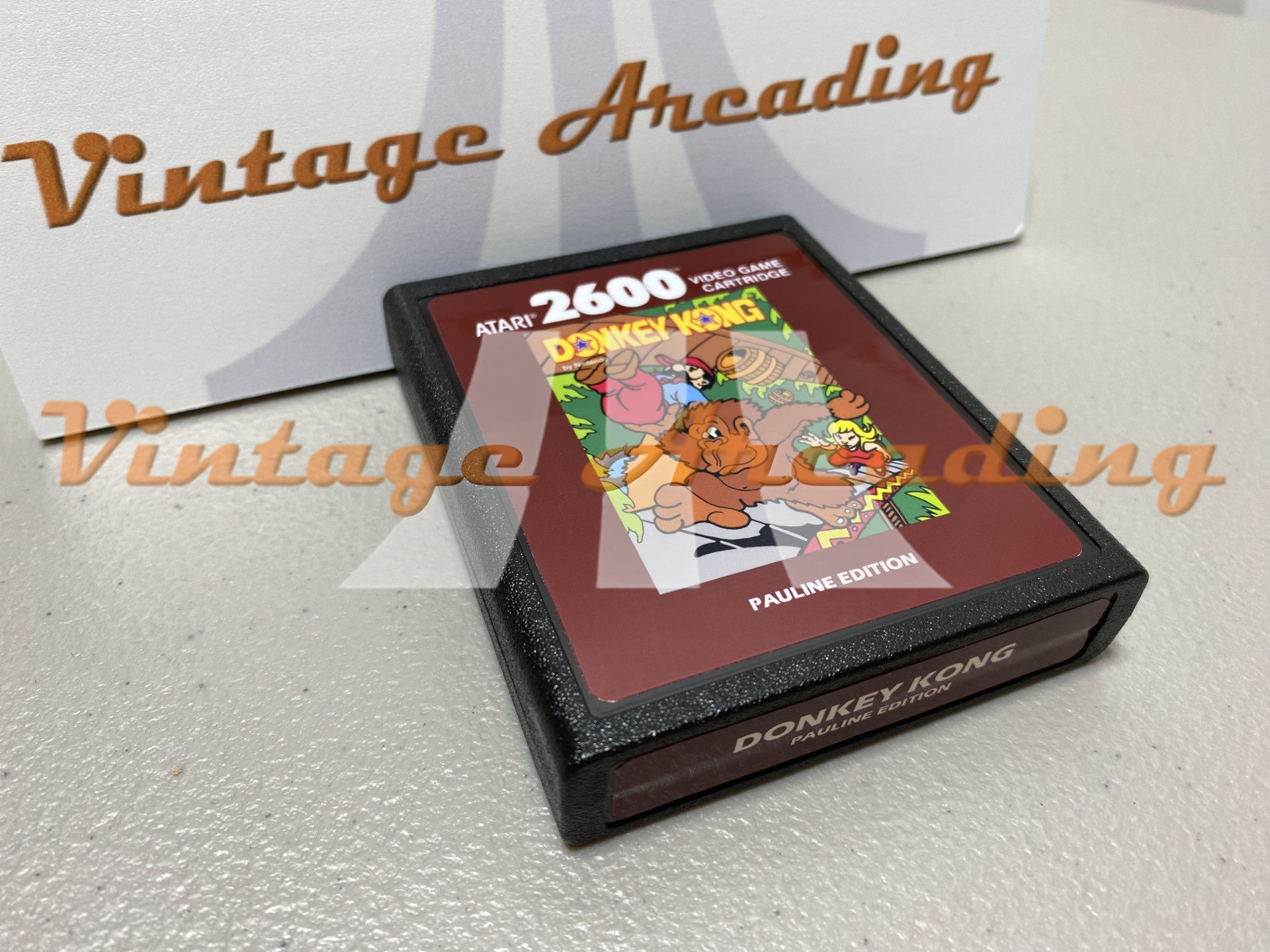 Donkey Kong Pauline Edition (Atari 2600, 2600+, 7800+) Game Cartridge, NTSC
