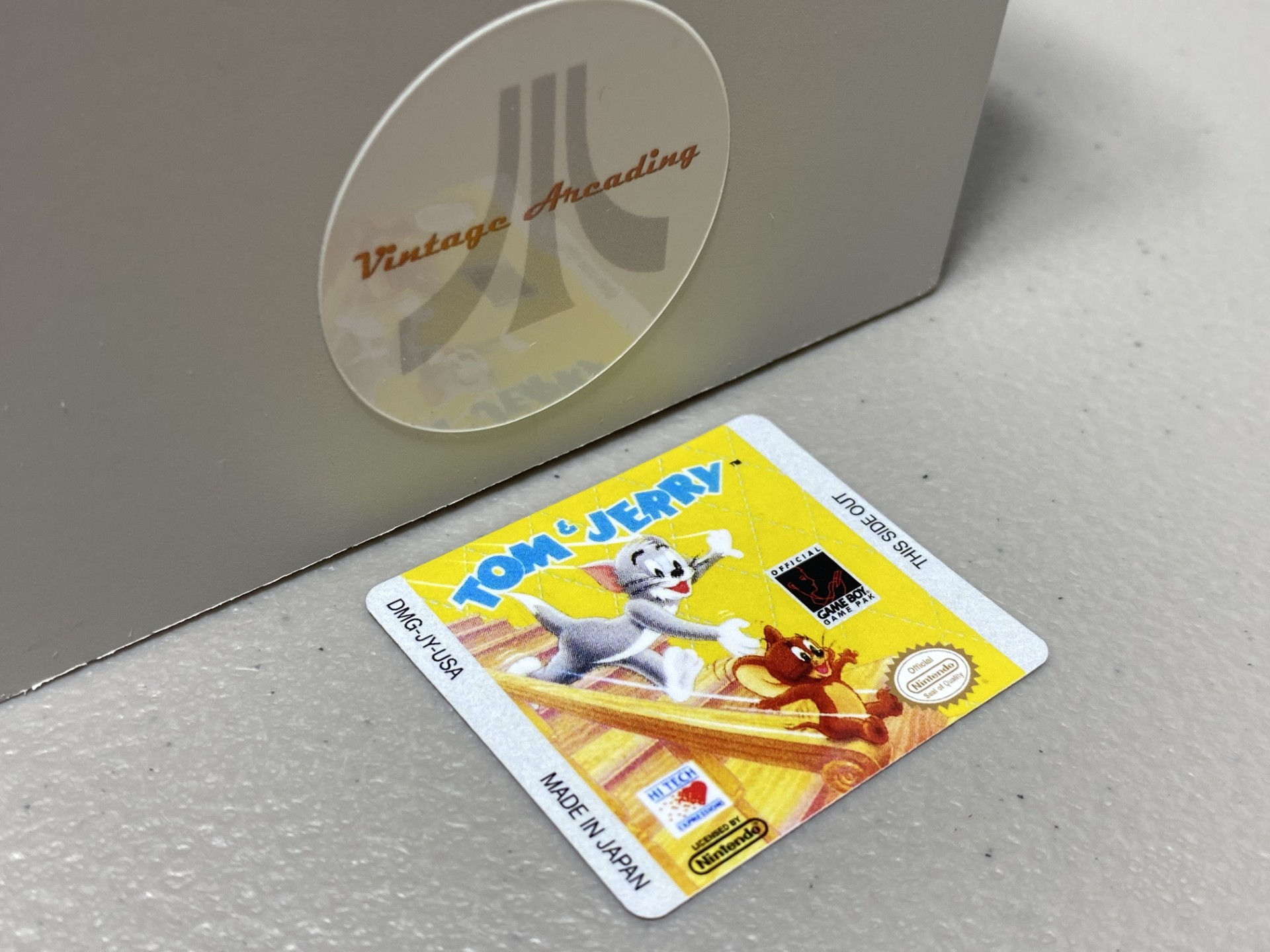 Tom & Jerry (Gameboy) Replacement Label