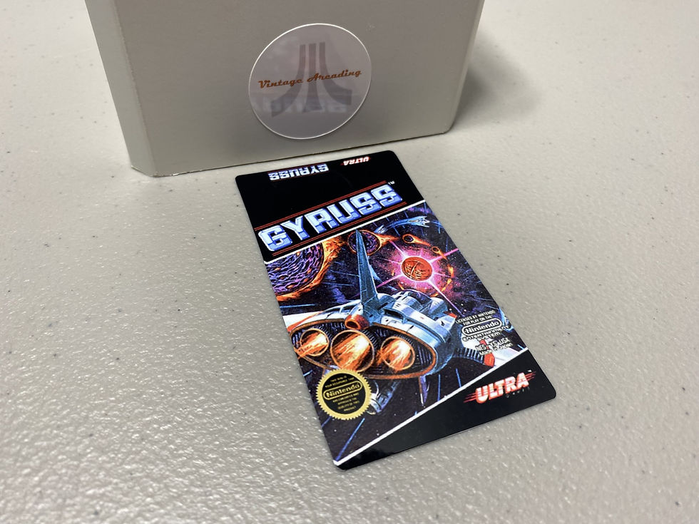 Gyruss (NES) Replacement Game Label