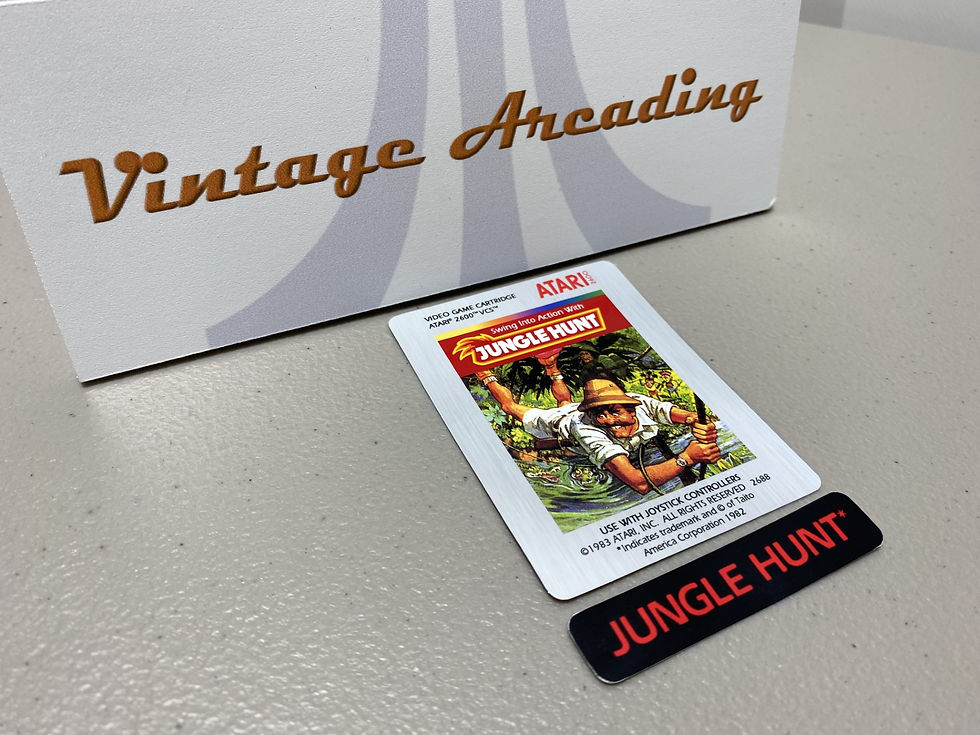 Jungle Hunt (Atari 2600) Replacement Game Label