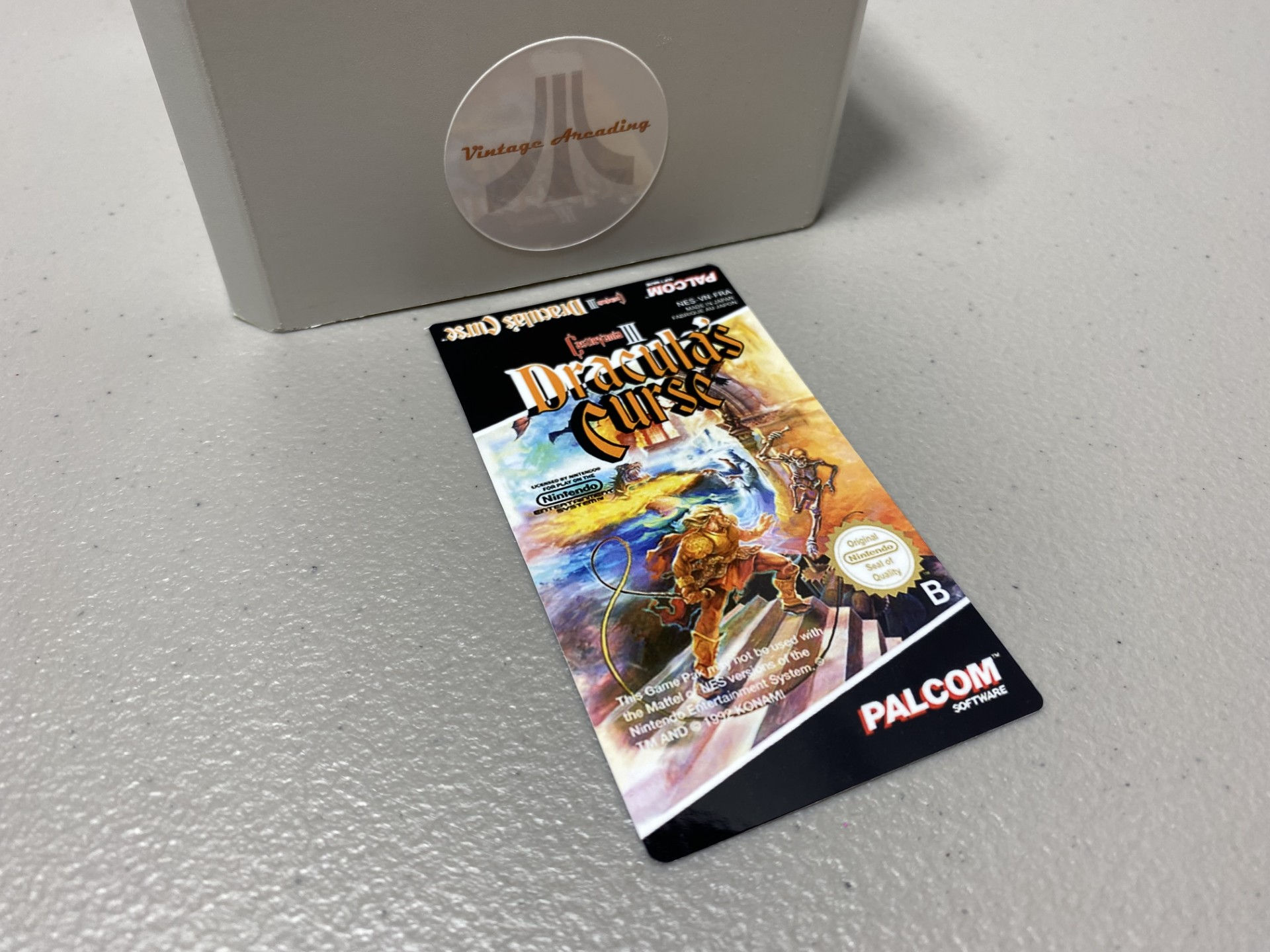 Castlevania III Dracula's Curse (NES) Replacement Game Label